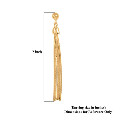 14K YG Over Sterling Silver Earrings 3.20 Grams