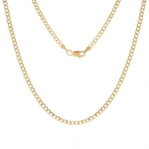 2.2mm Curb Chain Necklace in 10K Yellow Gold 1.40 Grams 18 Inches