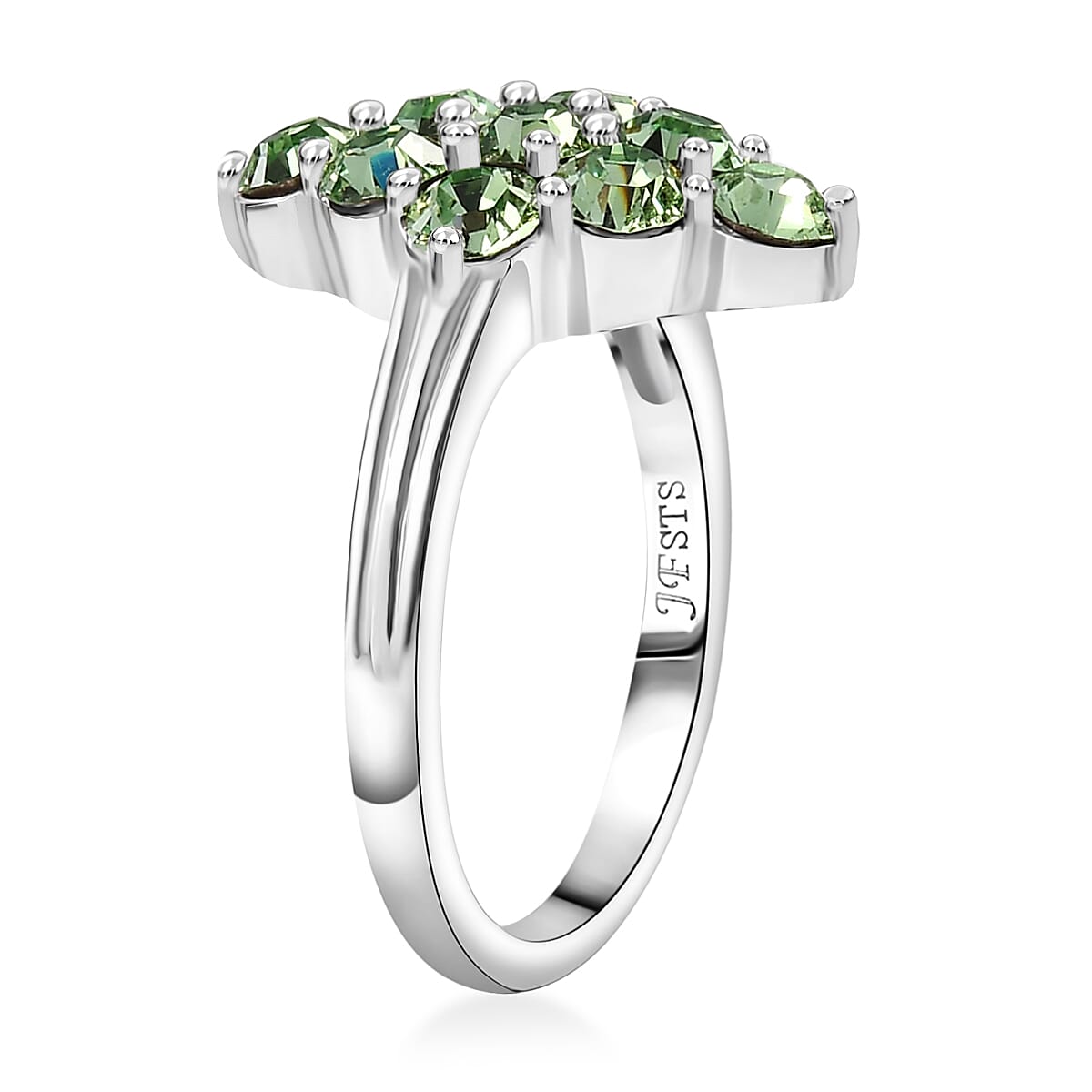 J Francis Embellished with Peridot Color Crystal by