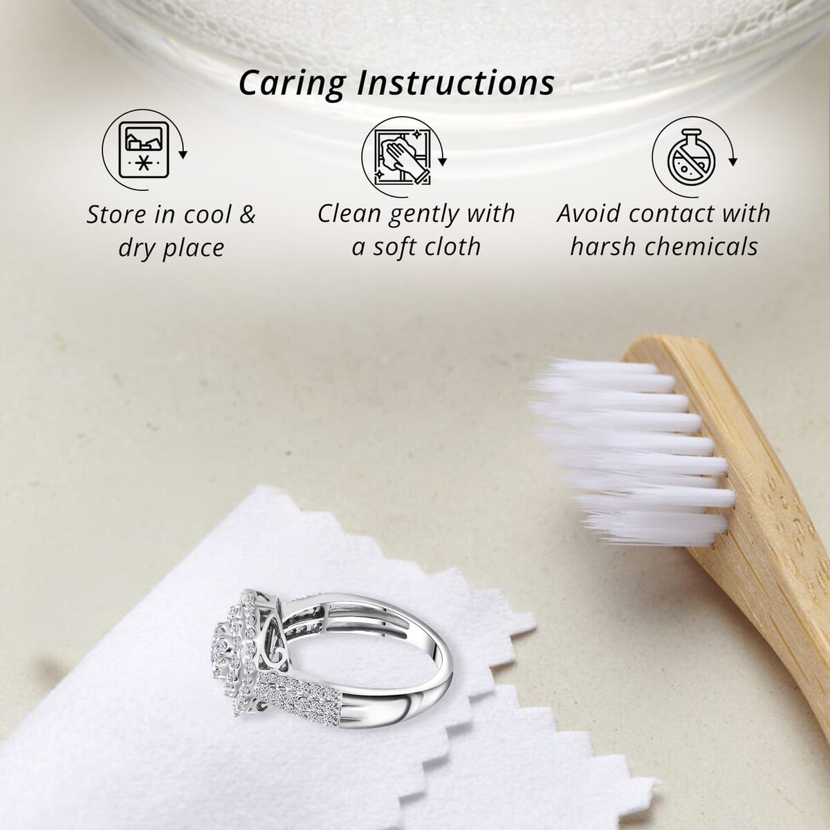 Luxuriant Lab Grown Diamond G-H SI 1.00 ctw Heart Ring in Platinum Over Sterling Silver (Size 9.0) image number 6