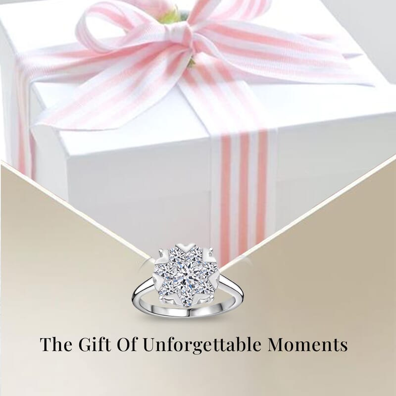 Luxuriant Lab Grown Diamond G-H SI 2.00 ctw Ring in Platinum Over Sterling Silver (Size 10.0)