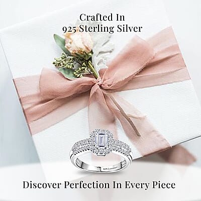 Luxuriant Lab Grown Diamond G-H SI 1.00 ctw Ring in Platinum Over Sterling Silver (Size 10.0)