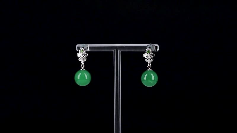 Green Jade (D) and Multi Gemstone 30.50 ctw Drop Earrings in Rhodium Over Sterling Silver