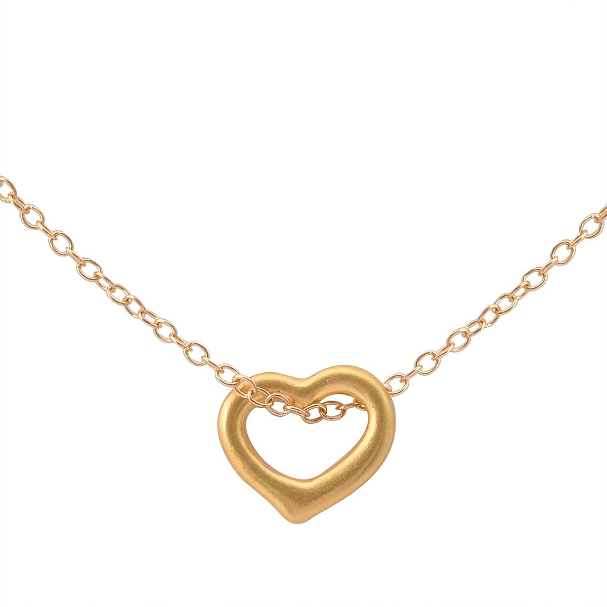 Heart Pendant in 24K Yellow Gold 0.70 Grams image number 3