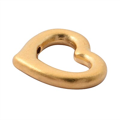Heart Pendant in 24K Yellow Gold 0.70 Grams