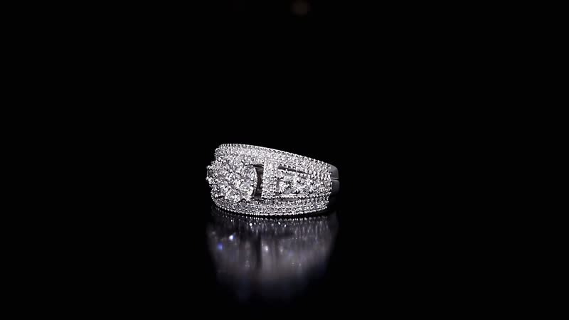 Luxuriant Lab Grown Diamond Timeless Sparkle Ring in Sterling Silver