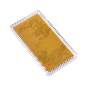 24K Gold The Dragon Twins Emboss Sheet 100mg