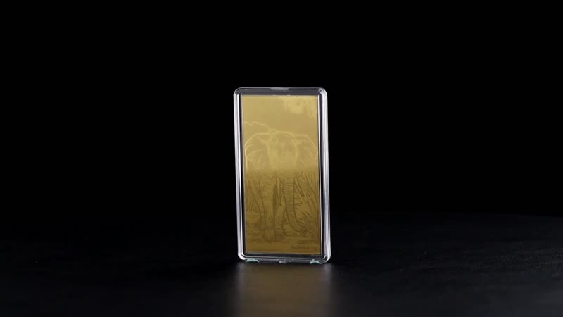 24K Golden Elephant Emboss Sheet 100mg