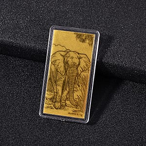 24K Golden Elephant Emboss Sheet 100mg