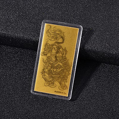 24K Gold Pixiu Emboss Sheet 100mg