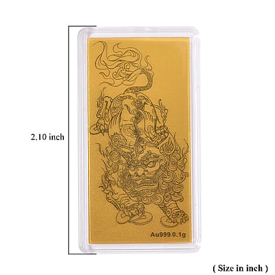24K Gold Pixiu Emboss Sheet 100mg