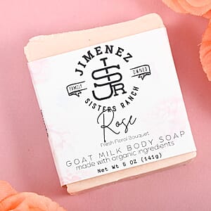 Jimenez Sisters Ranch Goat Milk Body Soap- Rose (5oz)
