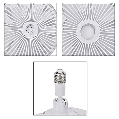 2-in-1 Ceiling Fan Light with Universal Lamp Holder and Remote Control
