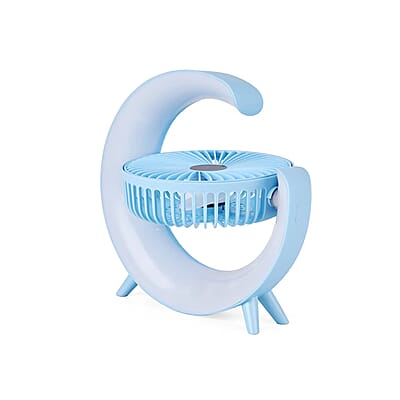Blue 2 in 1 LED Ceiling Fan