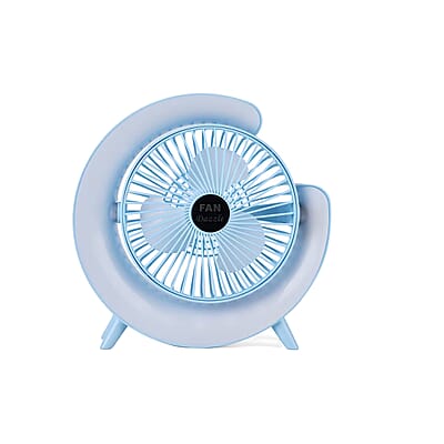Blue 2 in 1 LED Ceiling Fan