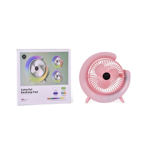Pink 2 in 1 LED Ceiling Fan