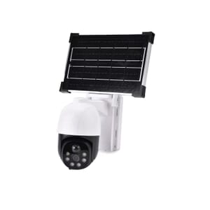 4MP WiFi Solar Security Camera with APP Control, Human Detection, Two way Audio, IP65 Waterproof, Day & Night Vision, Cloud Storage