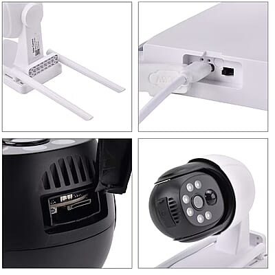 4MP WiFi Solar Security Camera with APP Control, Human Detection, Two way Audio, IP65 Waterproof, Day & Night Vision, Cloud Storage