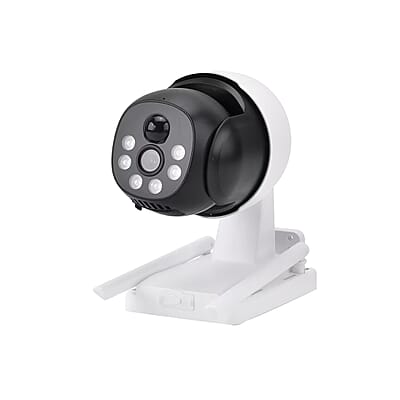 4MP WiFi Solar Security Camera with APP Control, Human Detection, Two way Audio, IP65 Waterproof, Day & Night Vision, Cloud Storage