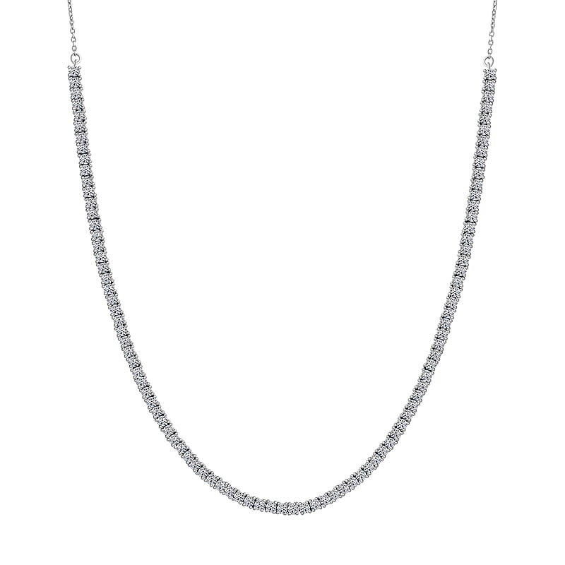 Luxuriant Lab Grown Diamond G-H SI 3.00 ctw Necklace in Platinum Over Sterling Silver 20 Inches