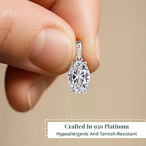 IGI Certified Luxuriant Lab Grown Diamond G VS1 5.00 ctw Pendant without Chain in 950 Platinum