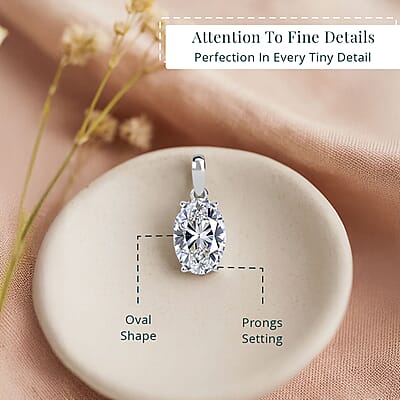 IGI Certified Luxuriant Lab Grown Diamond G VS1 5.00 ctw Pendant without Chain in 950 Platinum