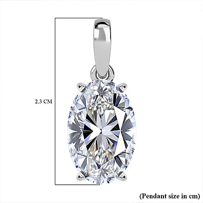 IGI Certified Luxuriant Lab Grown Diamond G VS1 5.00 ctw Pendant without Chain in 950 Platinum