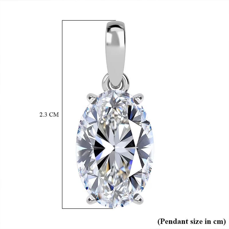 IGI Certified Luxuriant Lab Grown Diamond G VS1 5.00 ctw Pendant without Chain in 950 Platinum