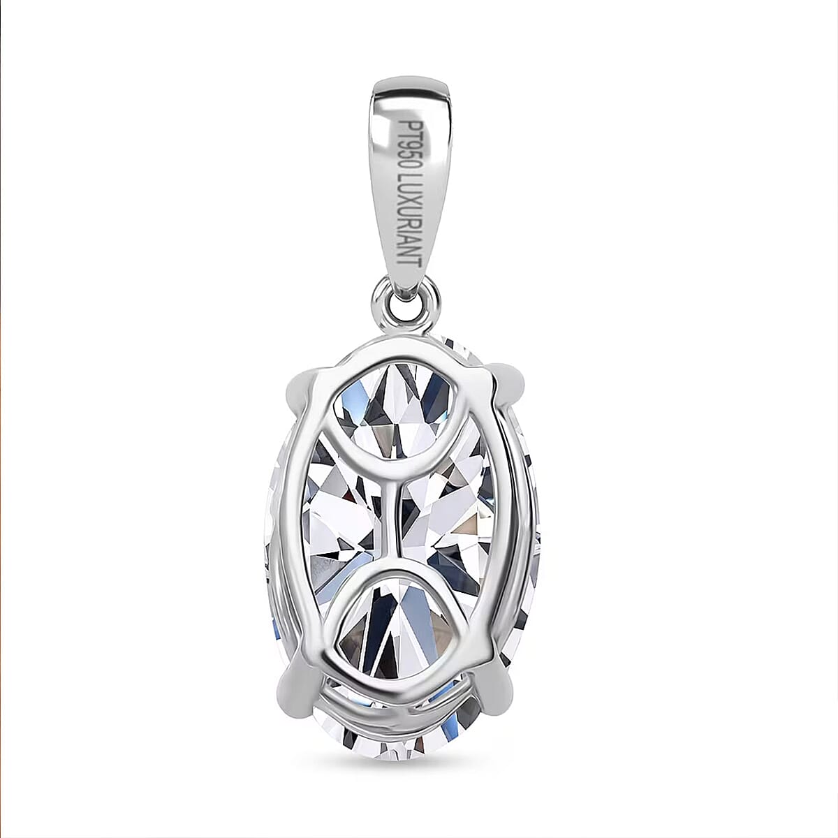 IGI Certified Luxuriant Lab Grown Diamond G VS1 5.00 ctw Pendant without Chain in 950 Platinum image number 7
