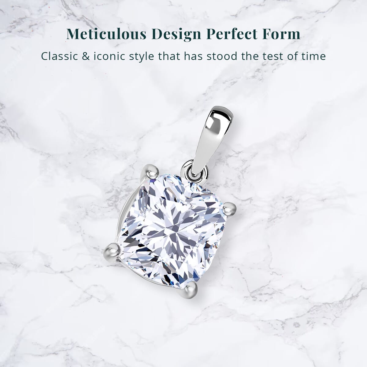 IGI Certified Luxuriant Lab Grown Diamond G VS1 5.00 ctw Solitaire Pendant without Chain in 950 Platinum image number 2