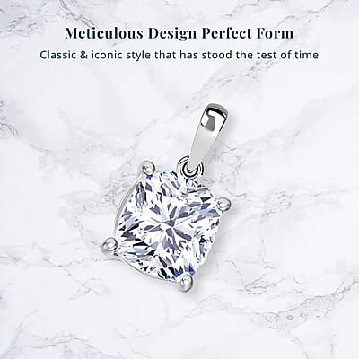 IGI Certified Luxuriant Lab Grown Diamond G VS1 5.00 ctw Solitaire Pendant without Chain in 950 Platinum