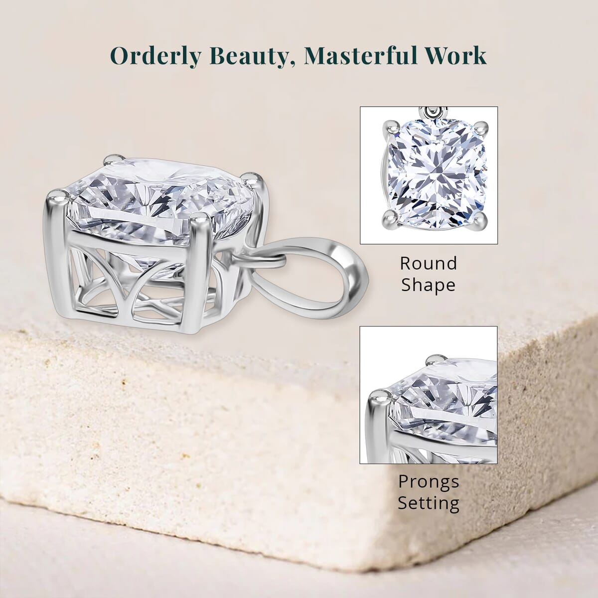 IGI Certified Luxuriant Lab Grown Diamond G VS1 5.00 ctw Solitaire Pendant without Chain in 950 Platinum image number 5