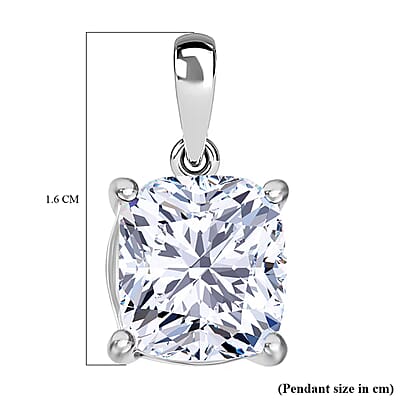 IGI Certified Luxuriant Lab Grown Diamond G VS1 5.00 ctw Solitaire Pendant without Chain in 950 Platinum