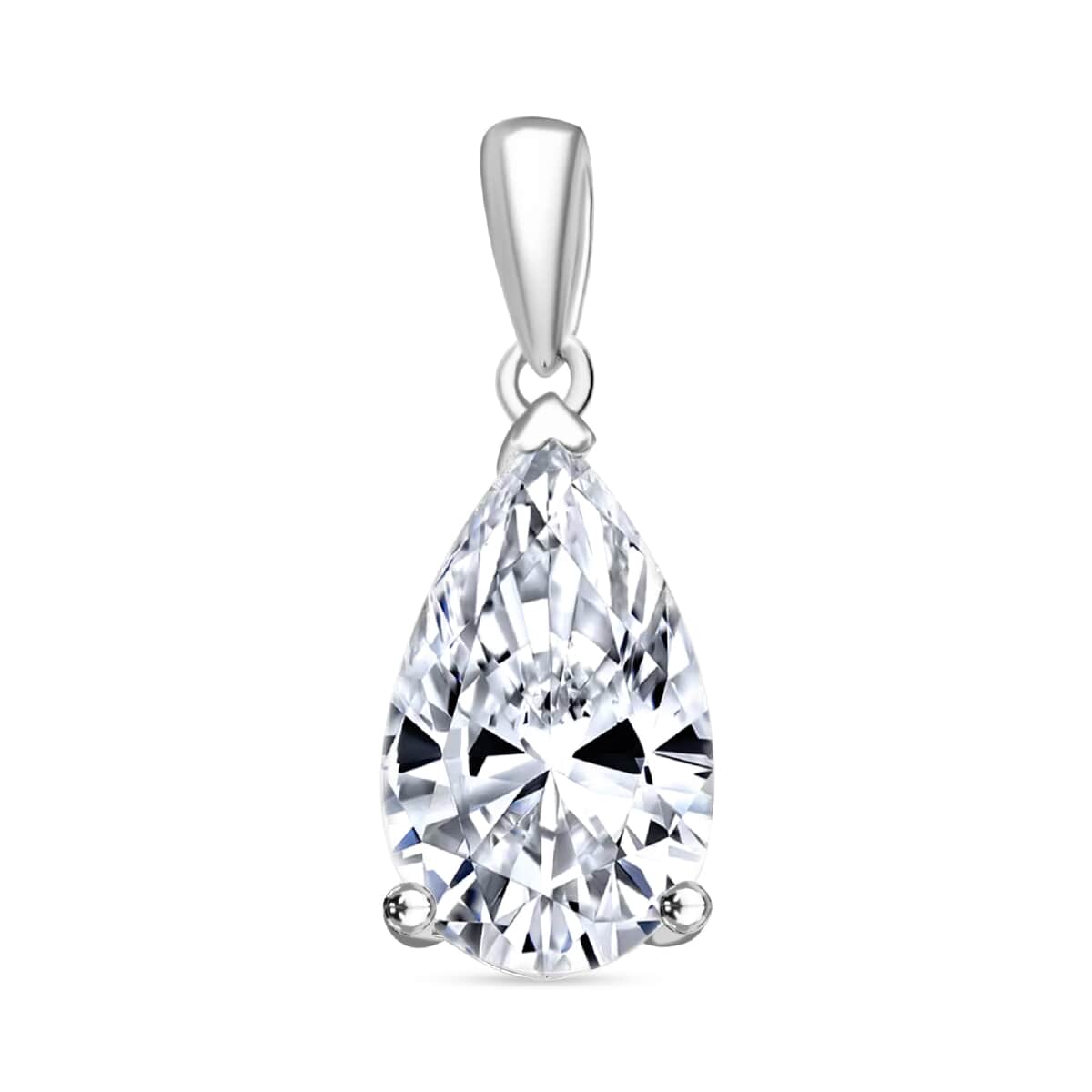 IGI Certified Luxuriant Lab Grown Diamond G VS1 5.00 ctw Solitaire Pendant in 950 Platinum image number 0