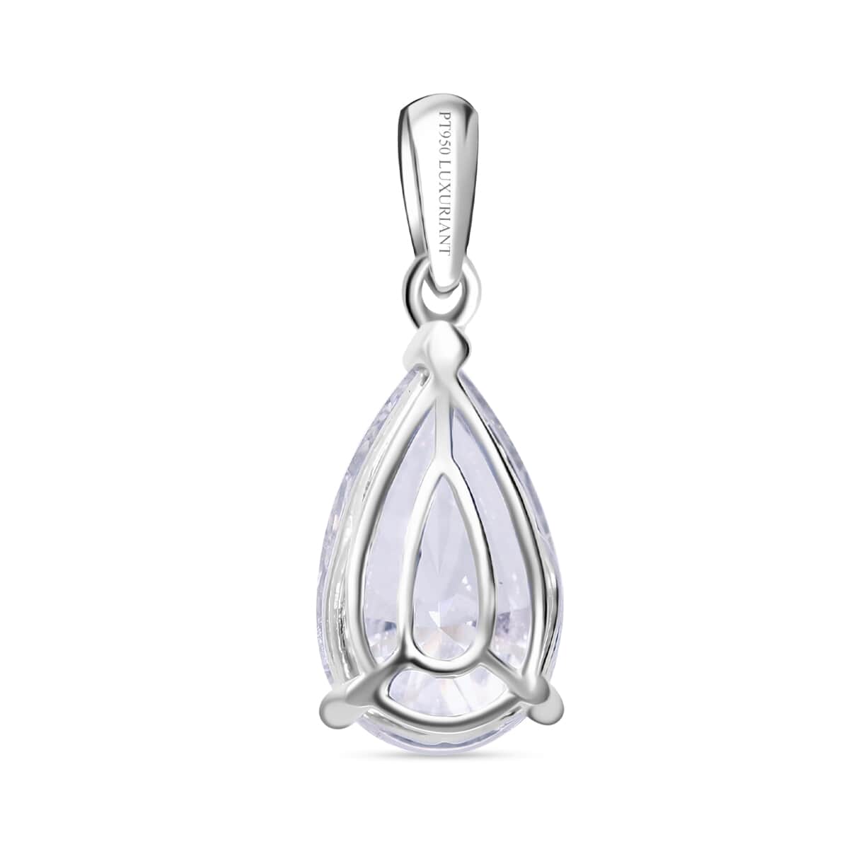 IGI Certified Luxuriant Lab Grown Diamond G VS1 5.00 ctw Solitaire Pendant in 950 Platinum image number 2