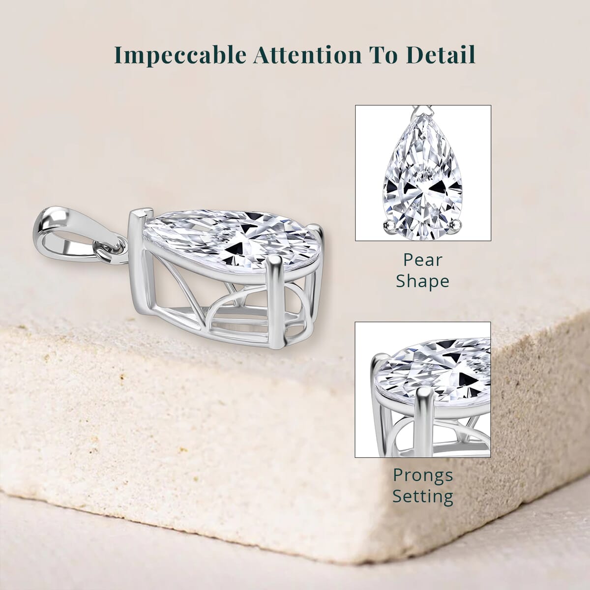 IGI Certified Luxuriant Lab Grown Diamond G VS1 5.00 ctw Solitaire Pendant without Chain in 950 Platinum image number 5