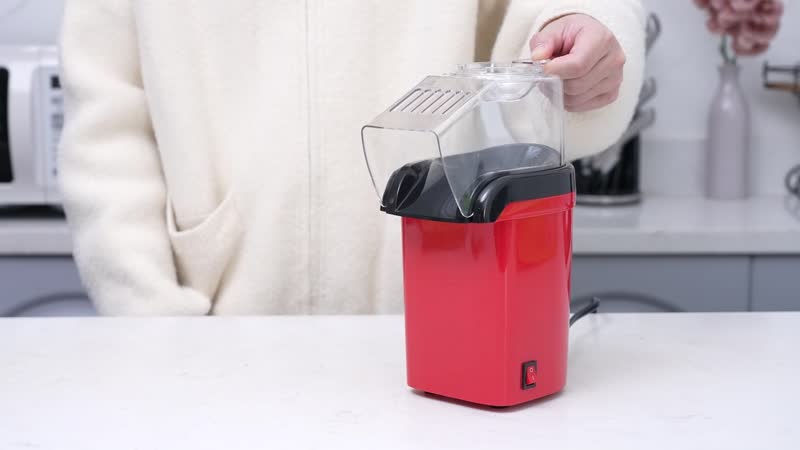 Symphony Home Hot Air Popcorn Maker with Power Cord 0.27L - Blue