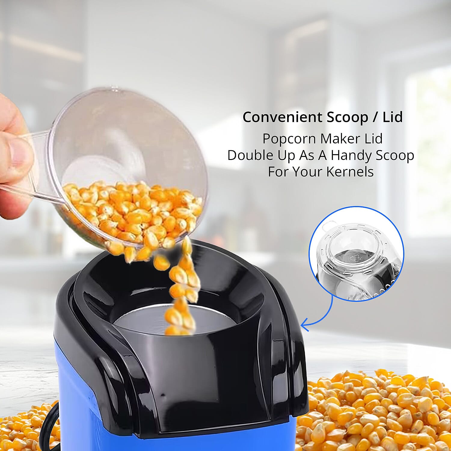Buy Symphony Home Hot Air Popcorn Maker with Power Cord 0.27