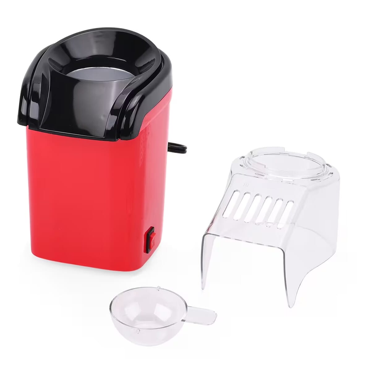 Symphony Home Hot Air Popcorn Maker with Power Cord 0.27L - Red image number 9