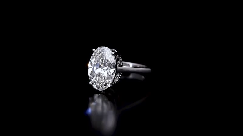 IGI Certified 950 Platinum Luxuriant Lab Grown Diamond (G, VS2) Ring (4.75 g) 5.00 ctw
