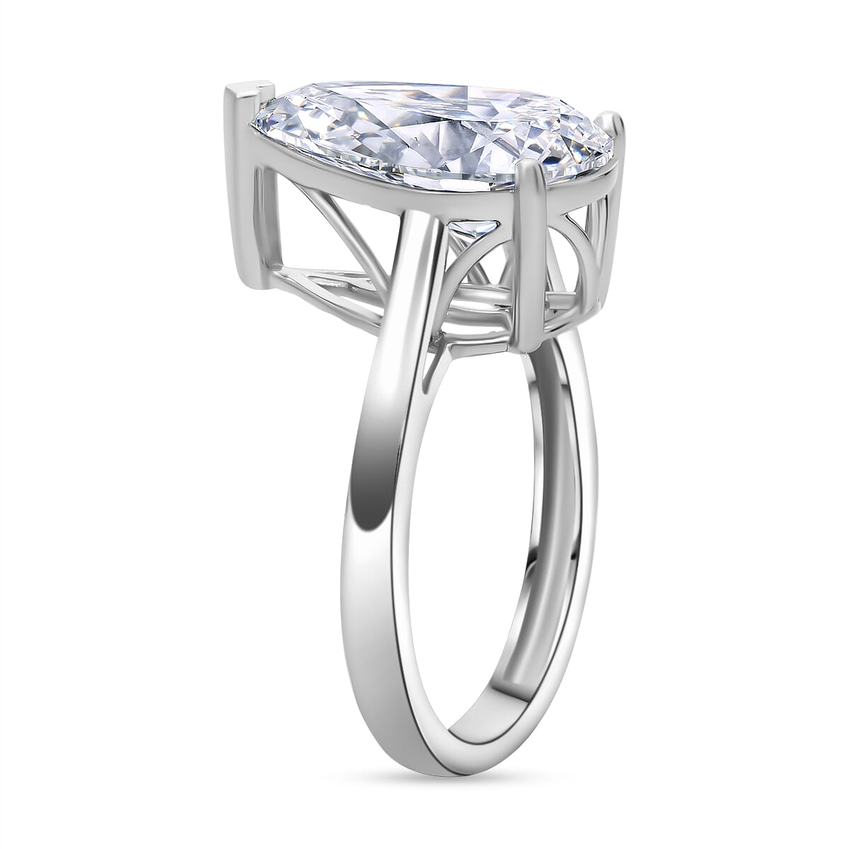 IGI Certified Luxuriant Lab Grown Diamond G VS2 5.00 ctw Ring in 950 Platinum (Size  7.0)  5.85 Grams image number 3