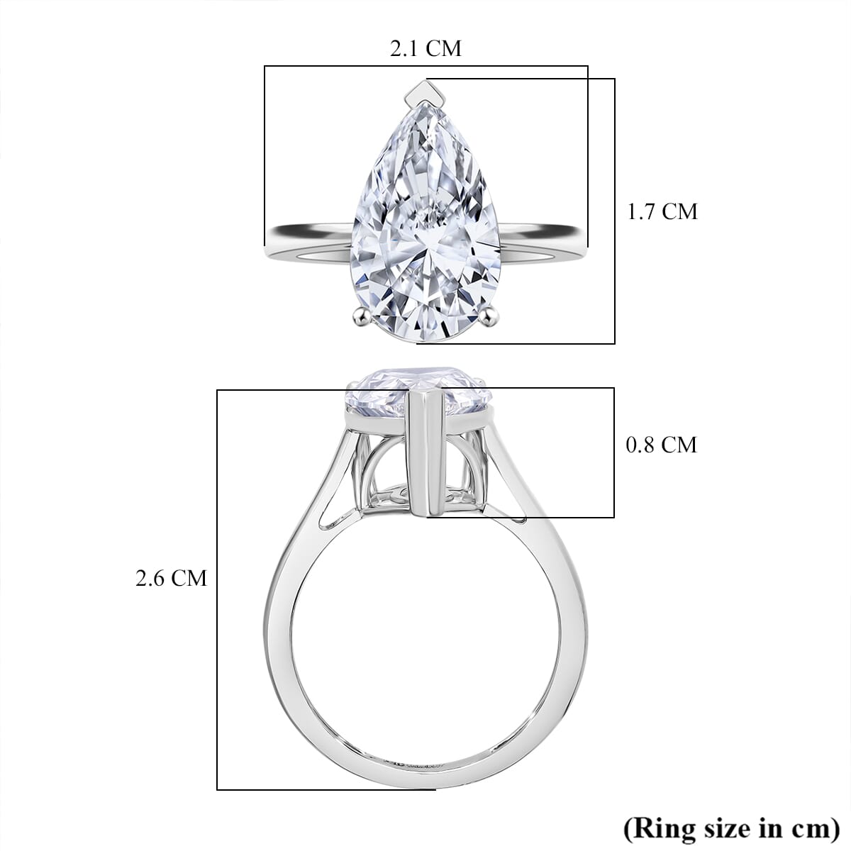 IGI Certified Luxuriant Lab Grown Diamond G VS2 5.00 ctw Ring in 950 Platinum (Size  7.0)  5.85 Grams image number 4