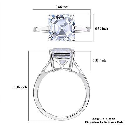 IGI Certified 950 Platinum Luxuriant Lab Grown Diamond (G, VS2) Ring (Size 5.5) 5.00 ctw