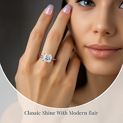 IGI Certified Luxuriant Lab Grown Diamond G VS2 5.00 ctw Ring in 950 Platinum (Size 6.0)