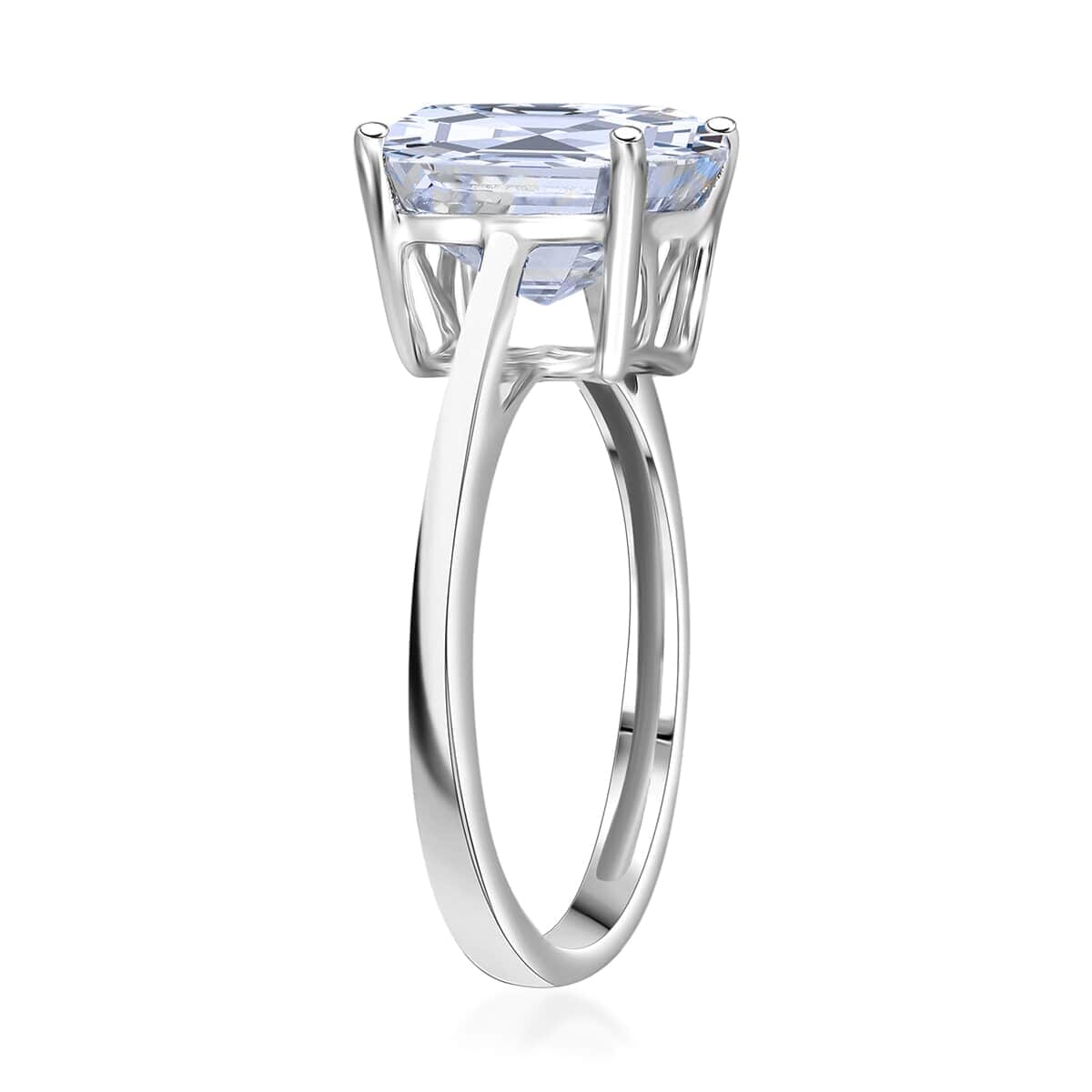 IGI Certified Luxuriant Lab Grown Diamond G VS2 5.00 ctw Ring in 950 Platinum (Size 7.0) image number 2