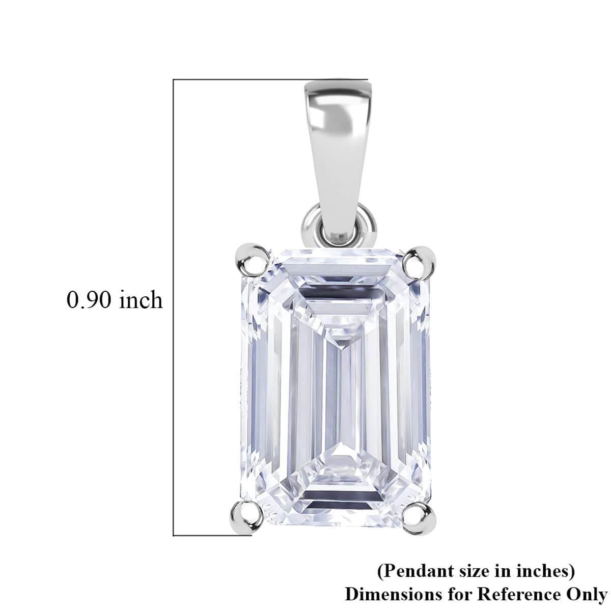 IGI Certified Luxuriant Lab Grown Diamond G VS2 5.00 ctw Pendant in 950 Platinum image number 4