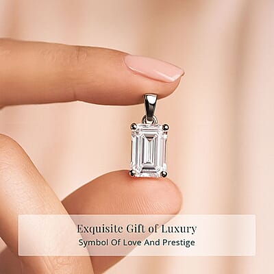 IGI Certified Luxuriant Lab Grown Diamond G VS2 5.00 ctw Pendant in 950 Platinum