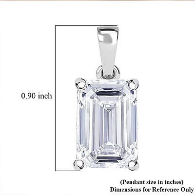 IGI Certified Luxuriant Lab Grown Diamond G VS2 5.00 ctw Pendant in 950 Platinum