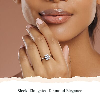 IGI Certified Luxuriant Lab Grown Diamond G VS2 5.00 ctw Ring in 950 Platinum (Size  6.5)  4.80 Grams