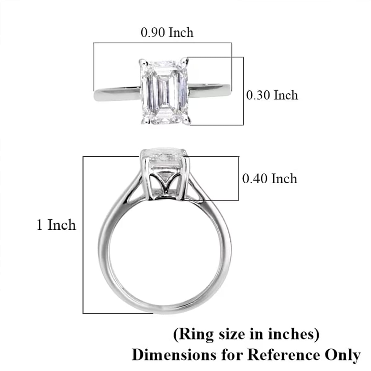 IGI Certified Luxuriant Lab Grown Diamond G VS2 5.00 ctw Ring in 950 Platinum (Size  8.0)  4.80 Grams image number 6